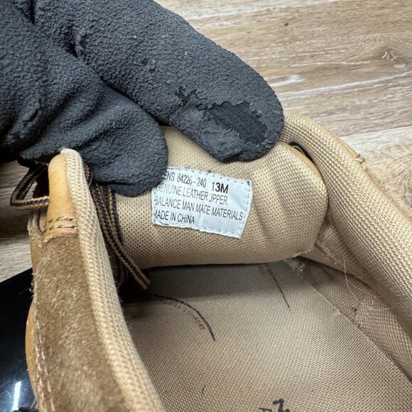 Nunn Bush All Terrain Tan Leather Comfort Hiking Shoes Men's Size 13 - Picture 5 of 7